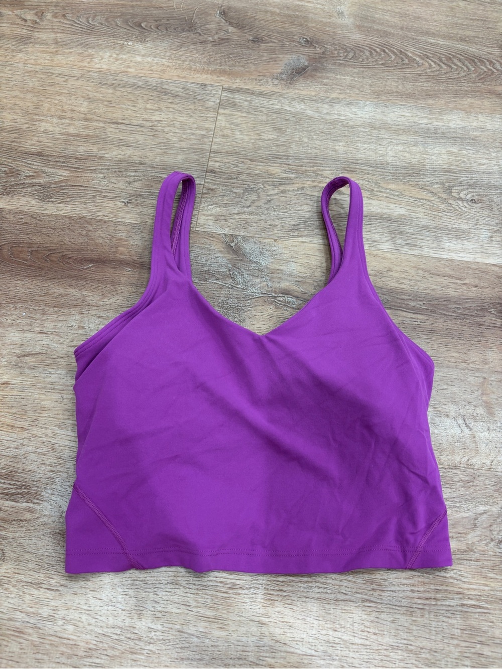 lululemon athletica Purple V-Neck Tank Bralette
